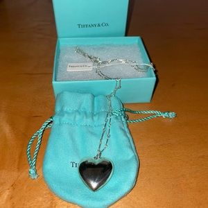 Tiffany and Co. Silver Heart Pendant